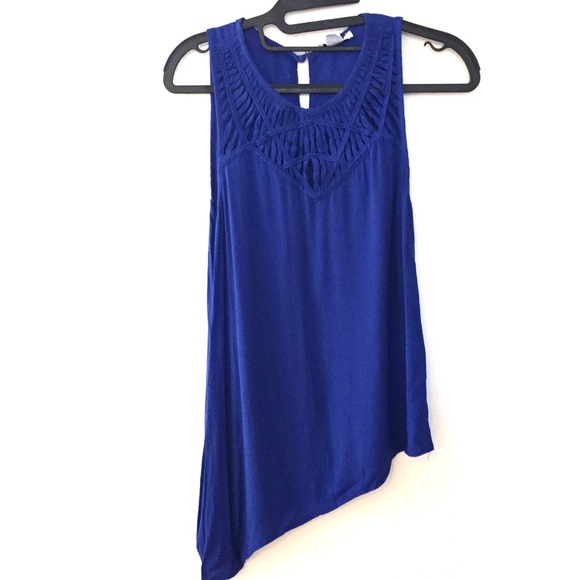 Bar III royal blue tank top/ blouse. Small - Picture 1 of 12